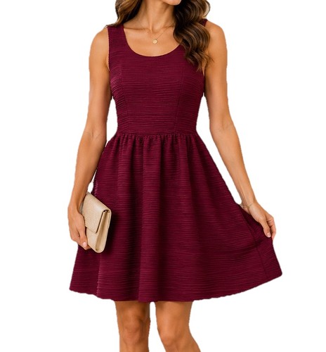 Rewind burgundy textured - textured, fit