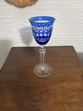 Stunning blue crystal wine - crystal,