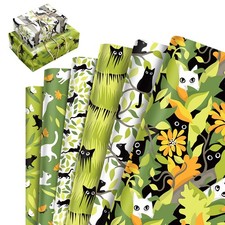 6 Sheets Cat Wrapping Paper