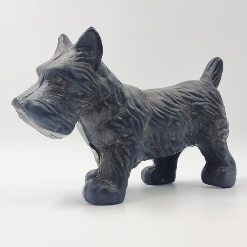 Cast iron scottie dog - iron,