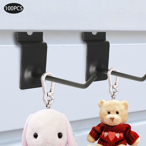 100 pieces black hooks - 100,