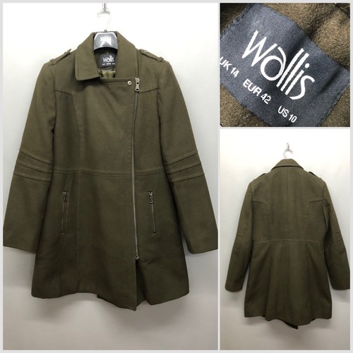 Wallis women green zip front - wallis,
