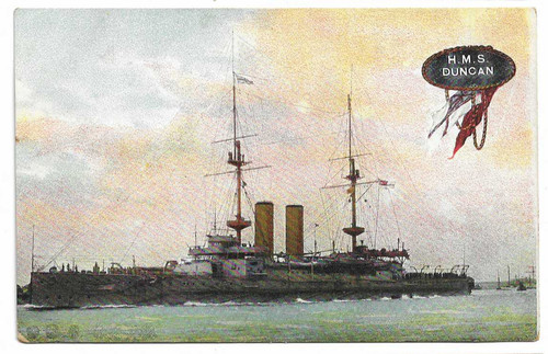 Postcard pre dreadnought - postcard, of