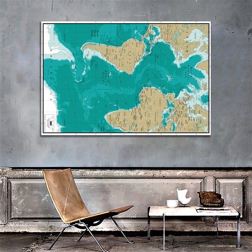 225 150cm world map - 225*150cm, canvas