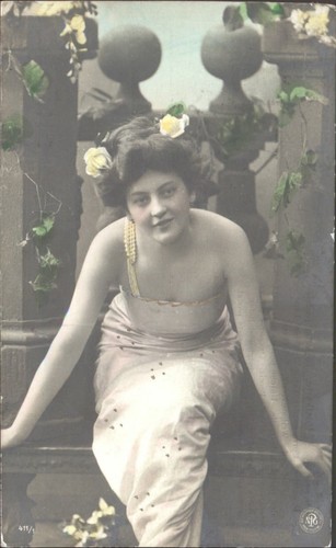 Rppc hand colored edwardian - rppc,