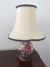 Moorcroft pansy lamp plus - moorcroft,