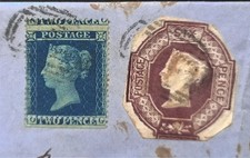 Queen Victoria GB 6d&2d Blue