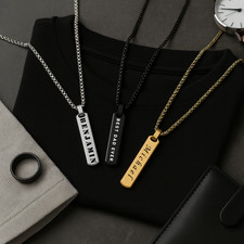 Personalised Bar Necklace