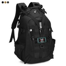 40L Military Tactical Backpack Molle US Army Assault Pack Outdoor Rucksack Bag