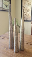 Tall chimney hammered metal - 3,