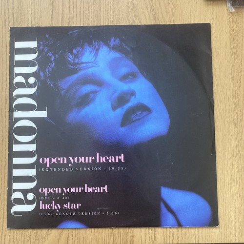 Madonna open your heart - heart, 12"