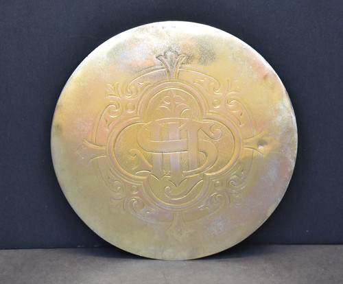 Antique sterling silver - sterling, disk