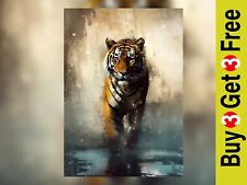 Majestic Tiger Watercolor