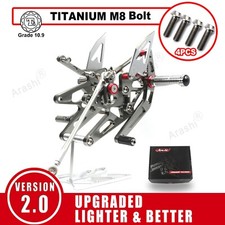 Adjustable Rearsets For Yamaha
