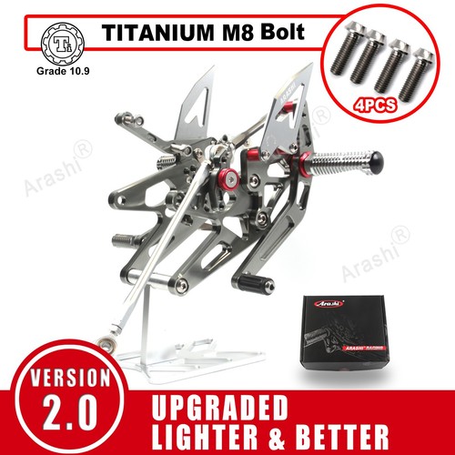 Adjustable rearsets for yamaha - rearsets,