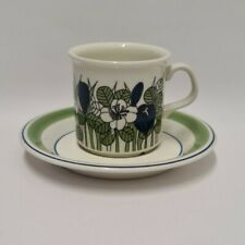 Esteri Tomula Color Krokus Mocca Cup & Saucer Arabia Finland