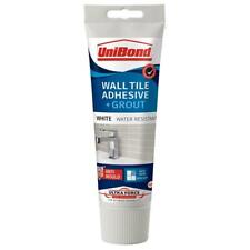  UniBond Kitchen Bathroom Anti-Mould Wall Tile Adhesive + Grout 300g Tube White