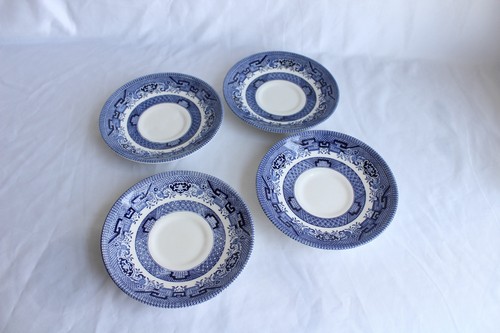 Vintage churchill blue willow - vintage,