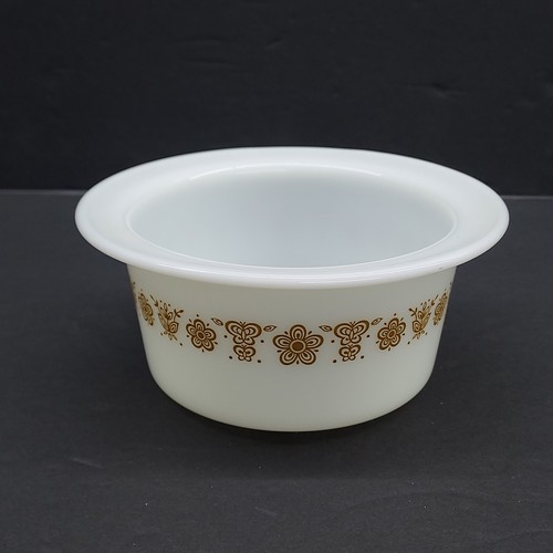 Vtg pyrex butterfly gold - vtg,