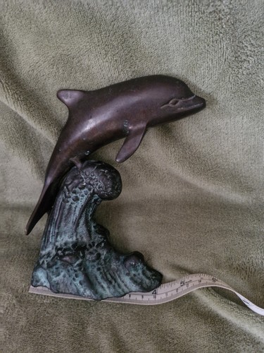 Bronze figurine dolphin - bronze, "dolphin