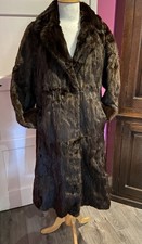 Brown Real Mink Fur Coat Size 14 Soft condition. West End Furriers Edinburgh 