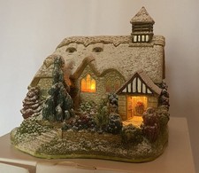 Lilliput Lane St Agnes Nativity Illuminated Model MISSING PLUG-IN L3234 Box Deed