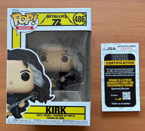 Kirk hammett signed - kirk,