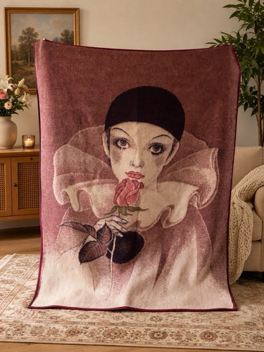 Vintage biederlack pierrot sad - vintage,