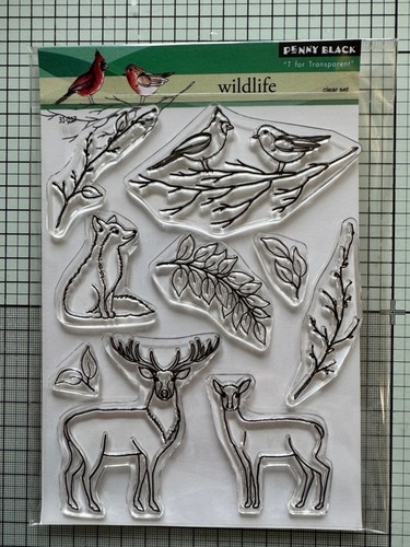 Penny black clear stamp - clear,