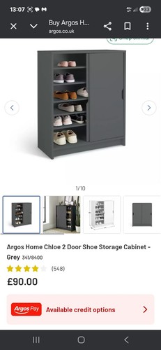 Argos home chloe door shoe - argos, 2