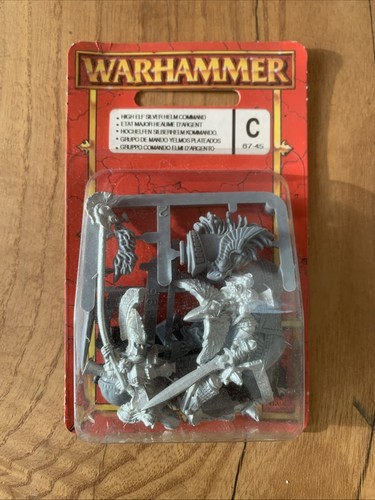 Warhammer high elf silver helm - warhammer,