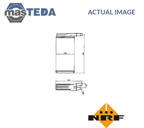 53220 heater radiator - heater,