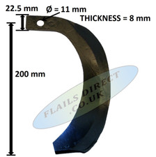 Rotovator Blade To Suit Kubota