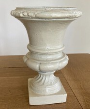 Small Cast Iron Urn Painted