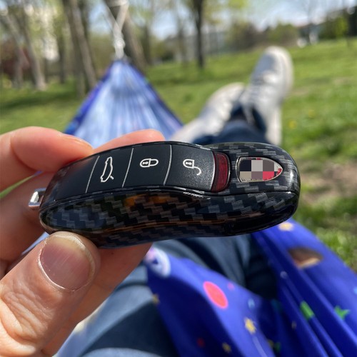 Carbon fiber vinyl car key - fiber,