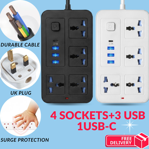 Surge protected extension lead - protected,
