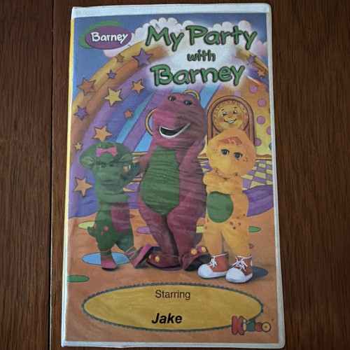 Party with barney vhs tape - party,