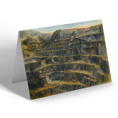Notelet the penrhyn slate - penrhyn,