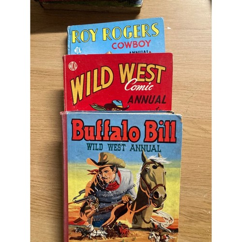 Vintage wild west annuals - wild,