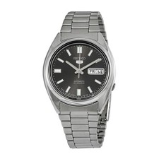 Seiko 5 Automatic Japan Made Stainless Steel Grey Dial SNXS79J1 30M Mens Watch