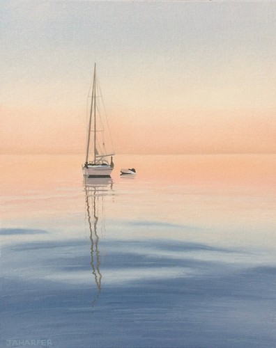 Yacht sailing boat - , original