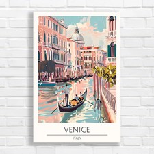 Vibrant Venice Canal Scene