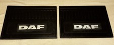 DAF Lorry HGV Truck Mudflaps 370x500 Pair Rubber Mud Flaps with logo 