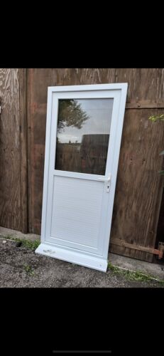 White upvc single half - white,