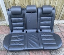 VOLKSWAGEN VW GOLF MK5 / MK6 REAR  FULL LEATHER SEATS WITH BENCH AND HEADRESTS