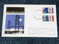 Forth Road Bridge. First Day Cover. 1964. Liverpool PMK