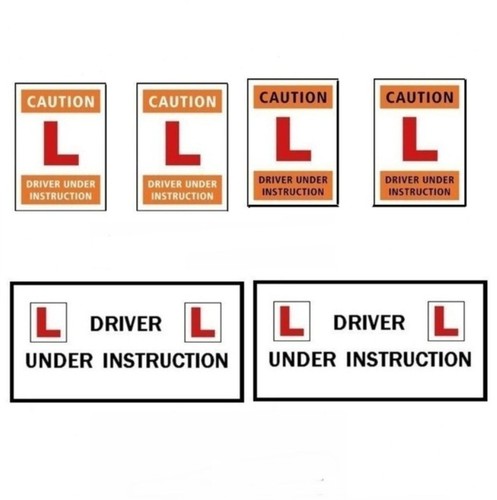 Driver under instruction - instruction, l