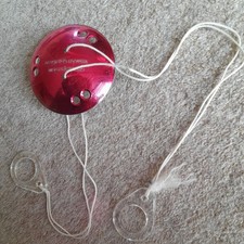 Vintage 'Toy 1970 Spinning Tops 60s 70s Children's Toy pull strings retro gift? 