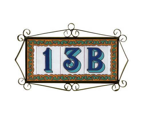 Hand painted chalet ceramic - hand-painted,