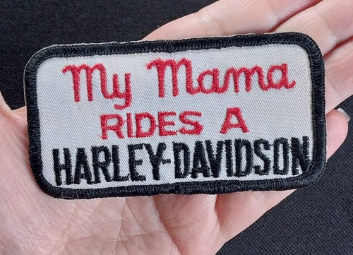Vintage mama rides a - vintage,